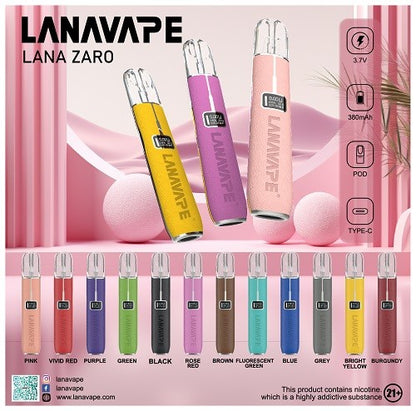 【LANA】高級皮革主機 兩檔調節8/10W 一代煙彈通用-VAKA糖果雲煙館