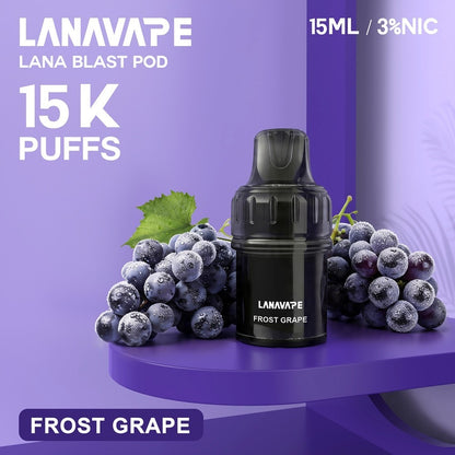 LANA 15000 換彈式電子煙｜直桿主機/煙彈單顆裝｜15000口大容量｜買三顆煙彈送一隻主機