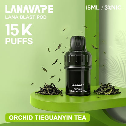 LANA 15000 換彈式電子煙｜直桿主機/煙彈單顆裝｜15000口大容量｜買三顆煙彈送一隻主機
