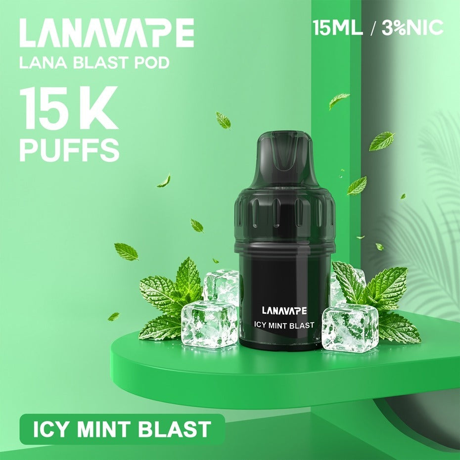 LANA 15000 換彈式電子煙｜直桿主機/煙彈單顆裝｜15000口大容量｜買三顆煙彈送一隻主機
